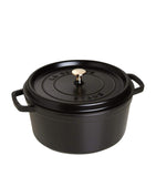 Staub round cocotte 20cm cast iron casserole - British product