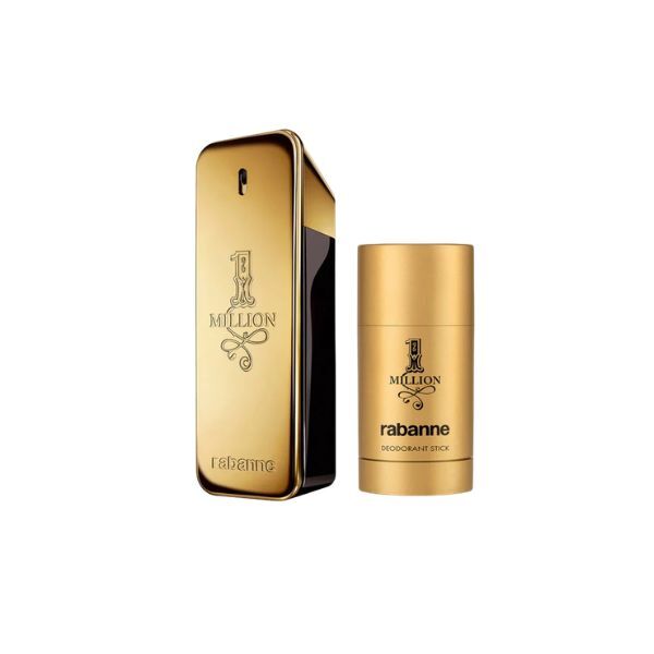 Paco Rabanne 1 Million gift set 100ml EDT 75ml deo (British brand)