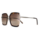 Guess GF0418 brown women sunglasses rimless, imported from the UK