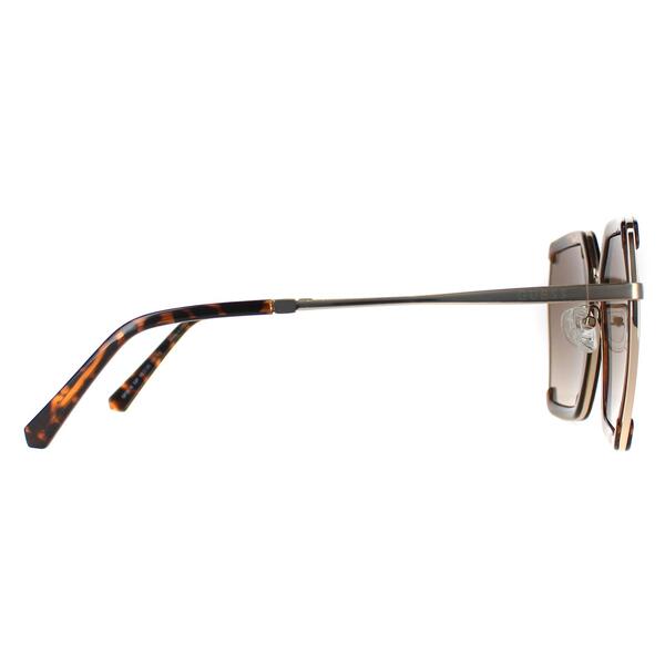 Guess GF0418 brown women sunglasses rimless, imported from the UK