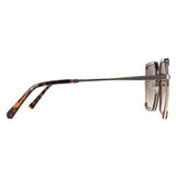 Guess GF0418 brown women sunglasses rimless, imported from the UK