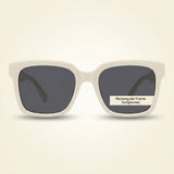 Prada PRA08S svarte ovale solbriller, importert fra Storbritannia