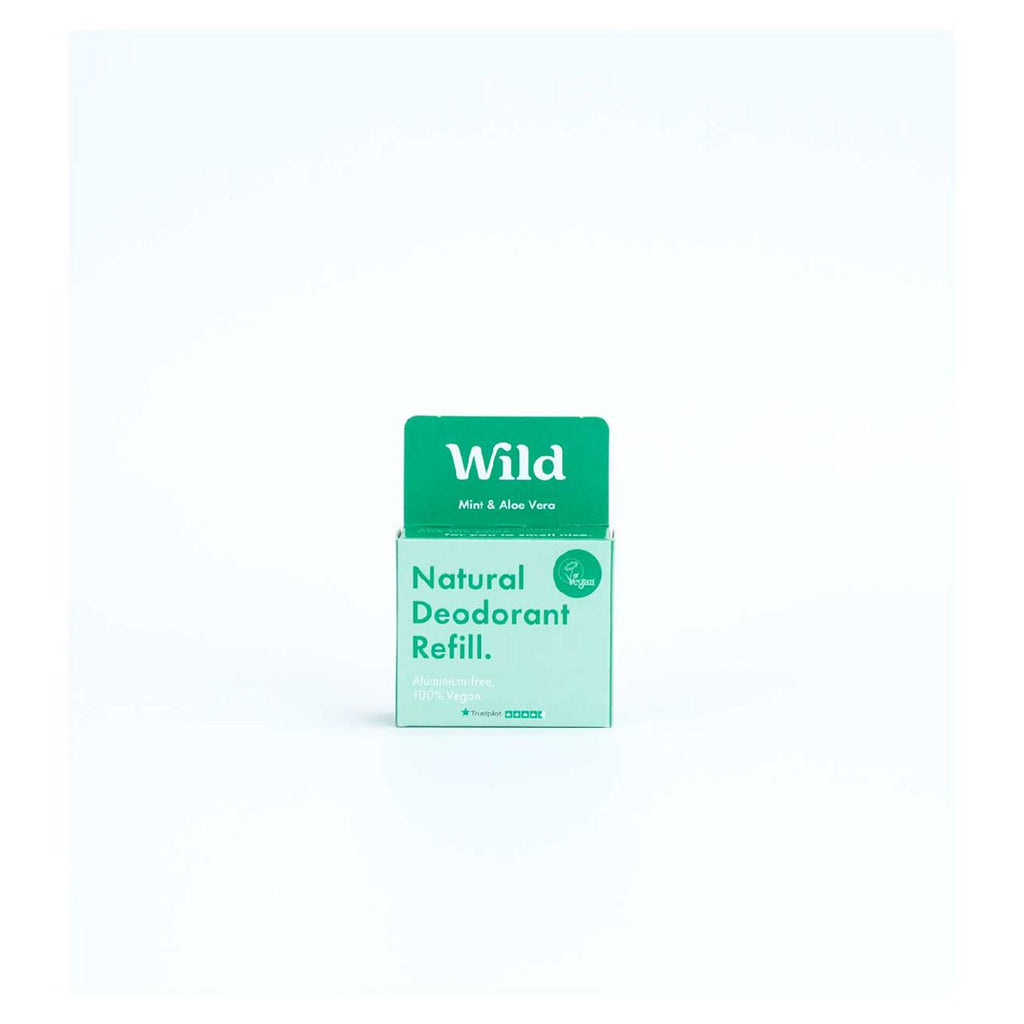 Wild Men's Mint & Aloe Vera Deodorant Refill 40g