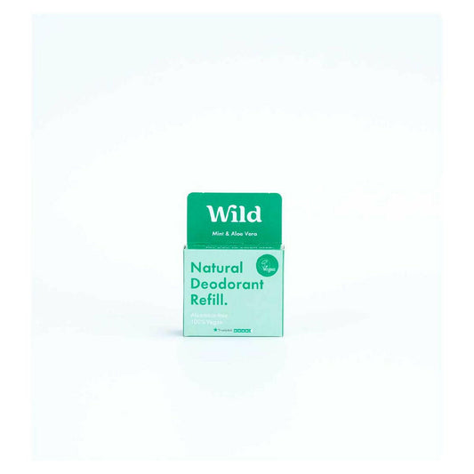 Wild Men's Mint & Aloe Vera Deodorant Refill 40g