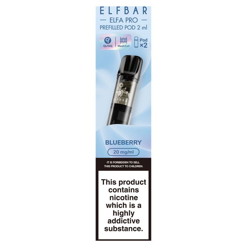 Elf Bar 2 Elfa Pro Prefilled Pod Blueberry 2ml