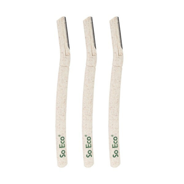 So Eco eyebrow razors 3 pack - British product
