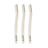 So Eco eyebrow razors 3 pack - British product