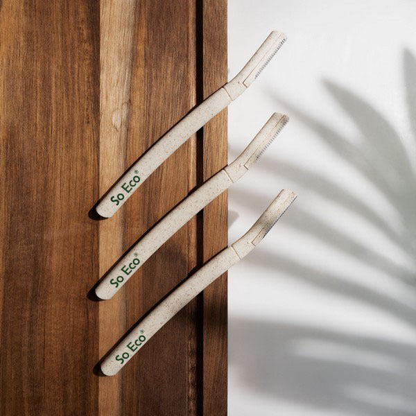 So Eco eyebrow razors 3 pack - British product
