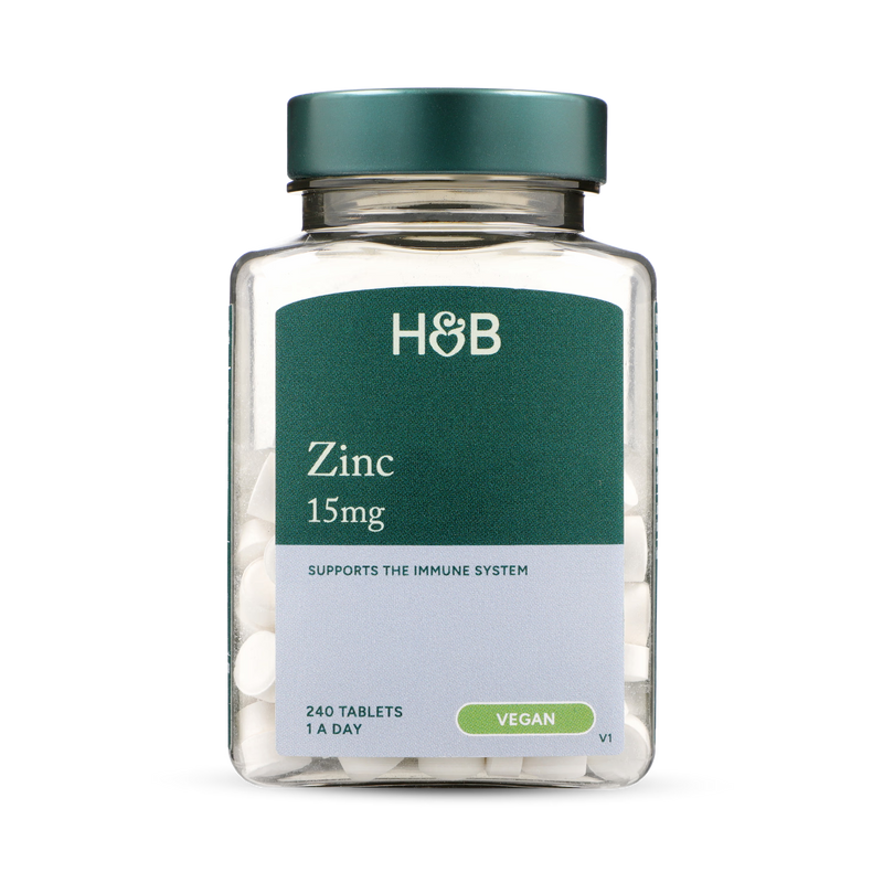 Holland & Barrett Zinc 15mg tablets 240 count (British brand)