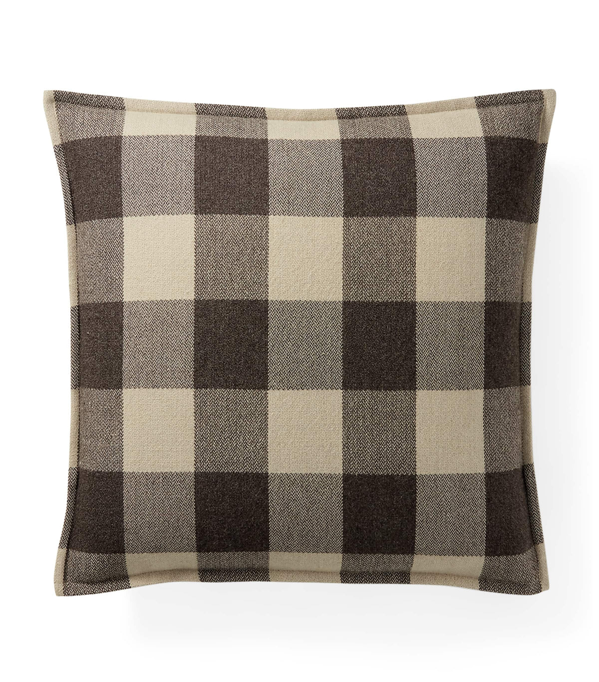 Ralph Lauren Home wool check Joshua cushion 50cm x 50cm, imported from the UK