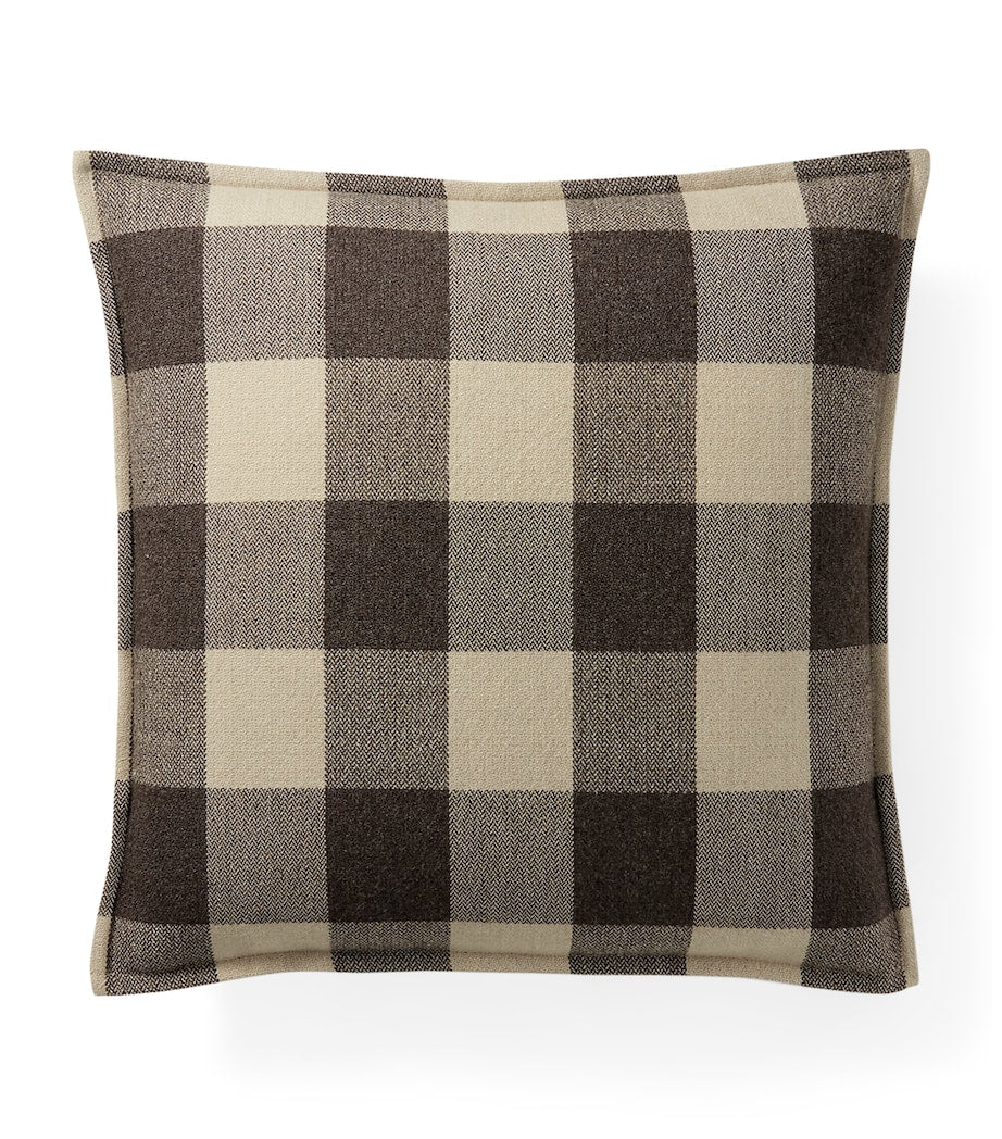 Ralph Lauren Home wool check Joshua cushion 50cm x 50cm, imported from the UK