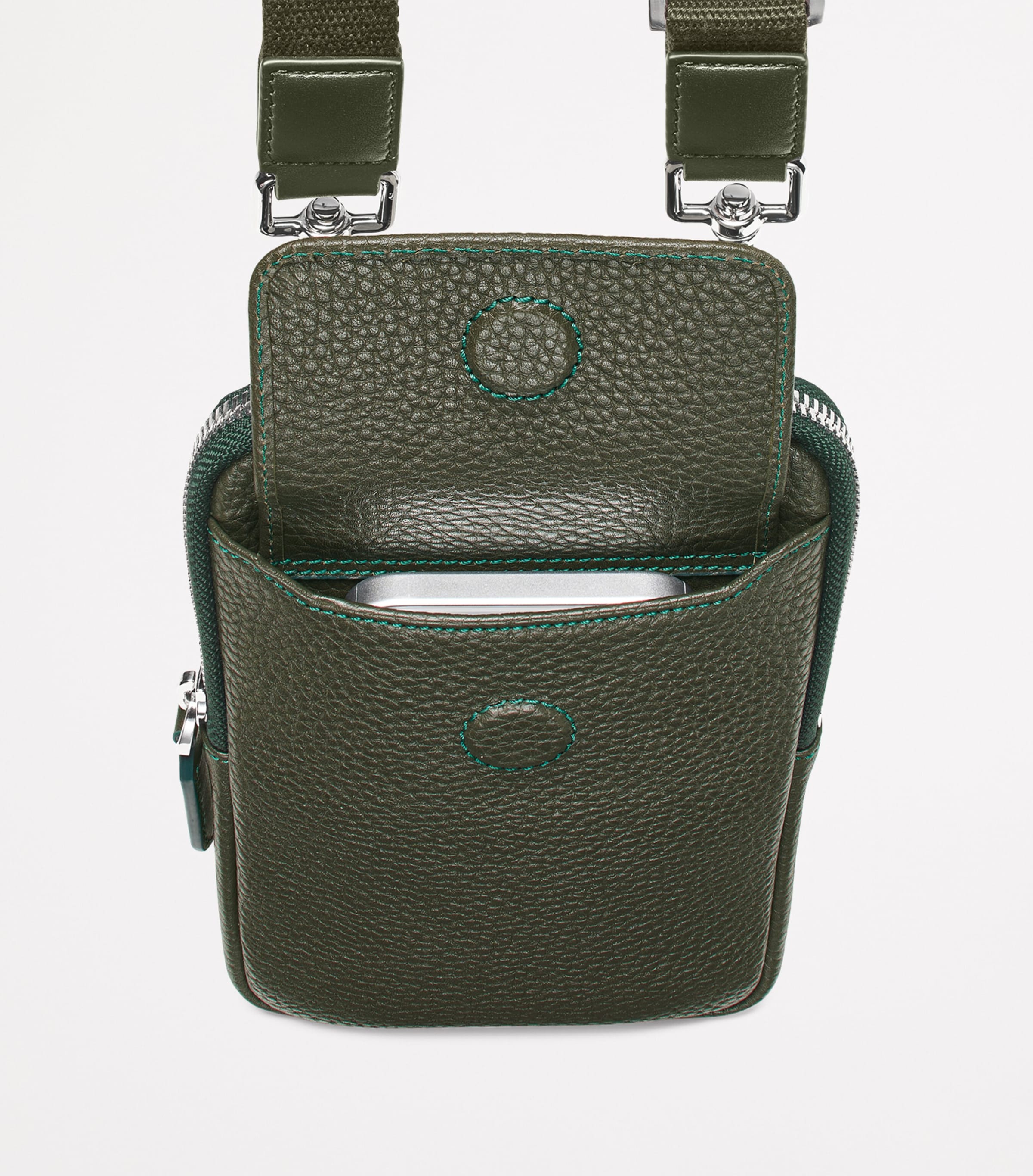 Aspinal of London leather crossbody phone pouch - British product