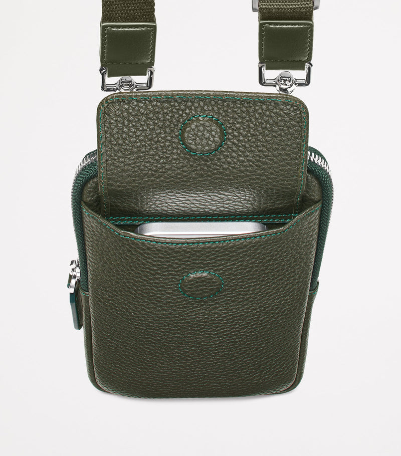 Aspinal of London leather crossbody phone pouch - British product