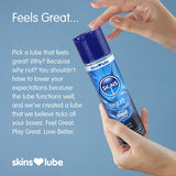 Skins Aqua water-based lubricant 130ml (British brand)