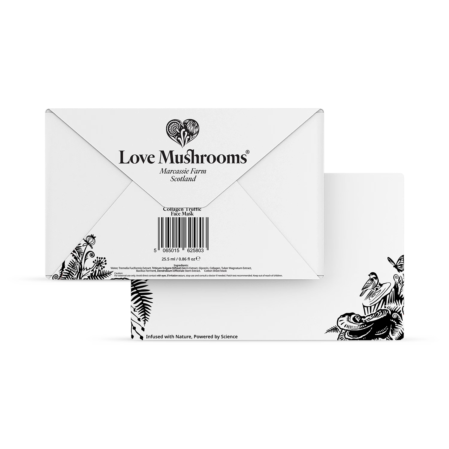 Love Mushrooms Collagen Truffle Face Mask - British product