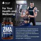 New Leaf ZMA Supplement - Zinc Magnesium & Vit B6 180 Tablet GOODS Superdrug   