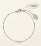 Cartier d'Amour white gold diamond bracelet, UK version