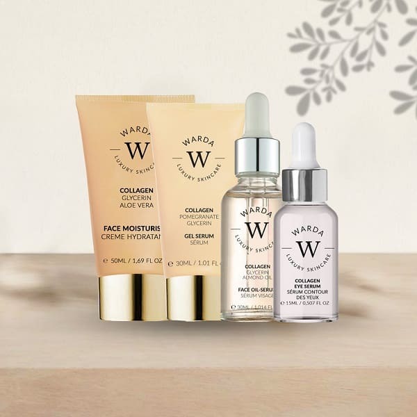 WARDA Collagen Complete Set 4 Piece Kit (British brand)