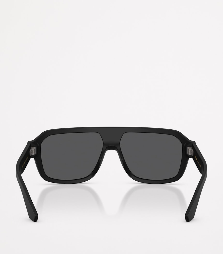 Dolce&Gabbana oversized pilot sunglasses - British product