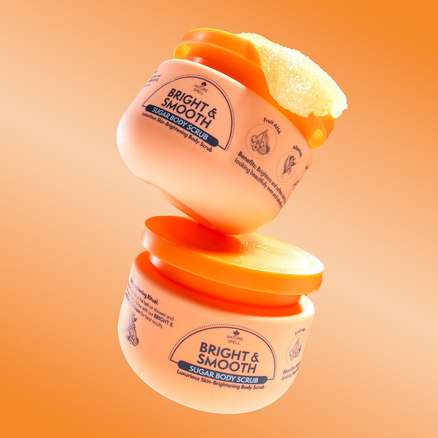 Nature Spell sugar body scrub 250ml, imported from the UK