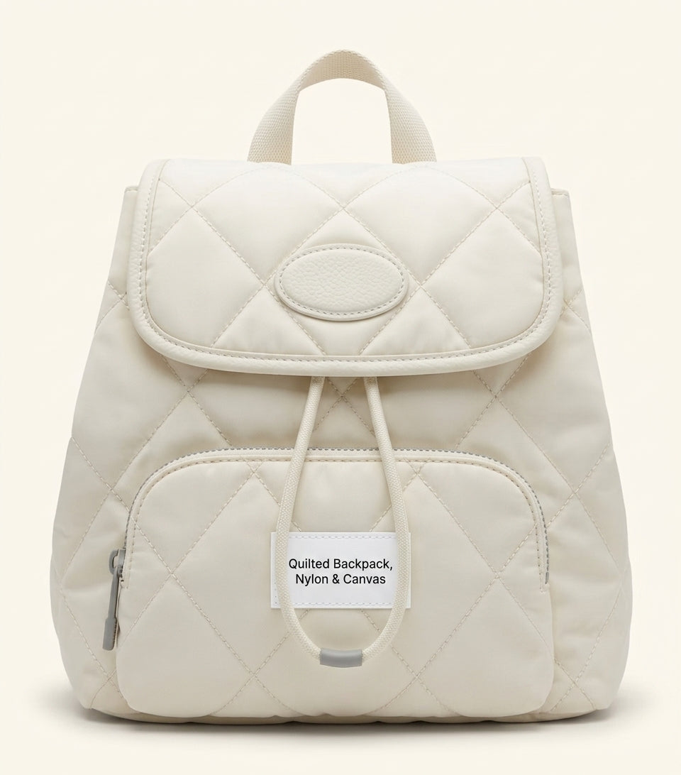 Burberry mini quilted backpack with Equestrian Knight Design, UK version