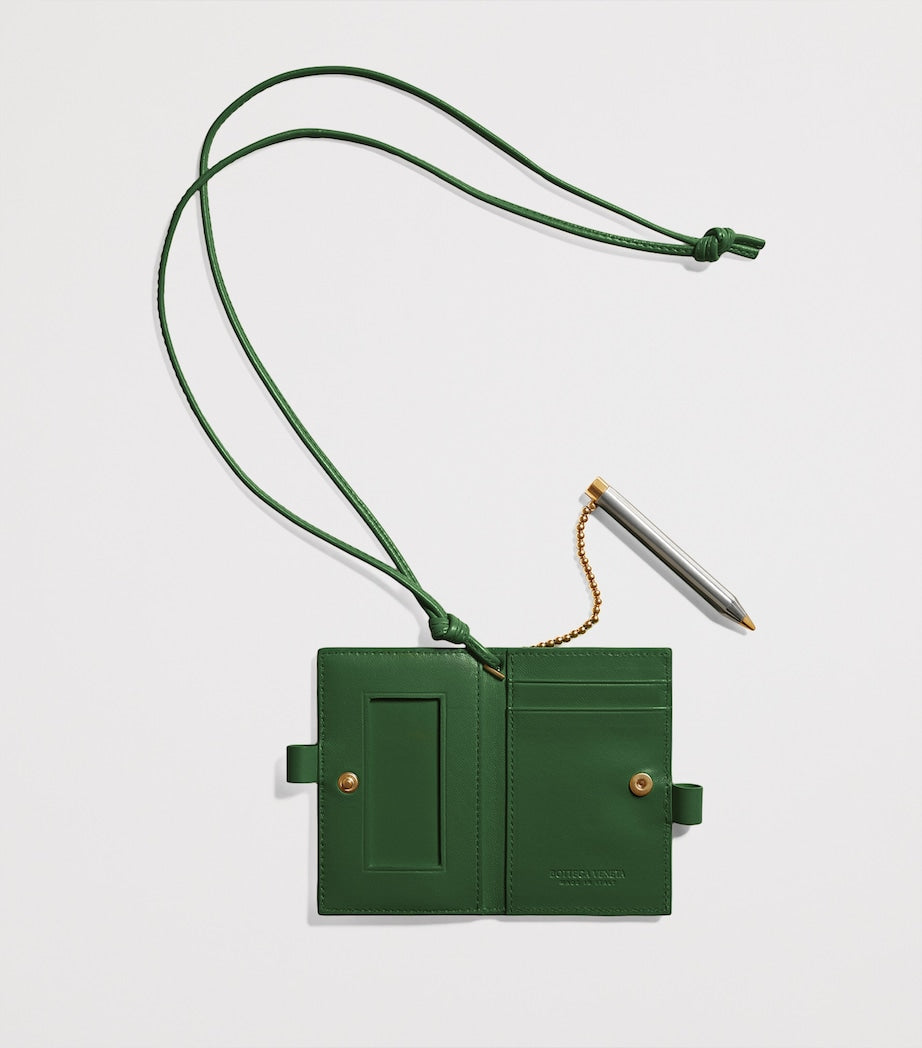 Bottega Veneta Nappa Leder Intrecciato Ausweis-Etui, importiert aus dem Vereinigten Königreich