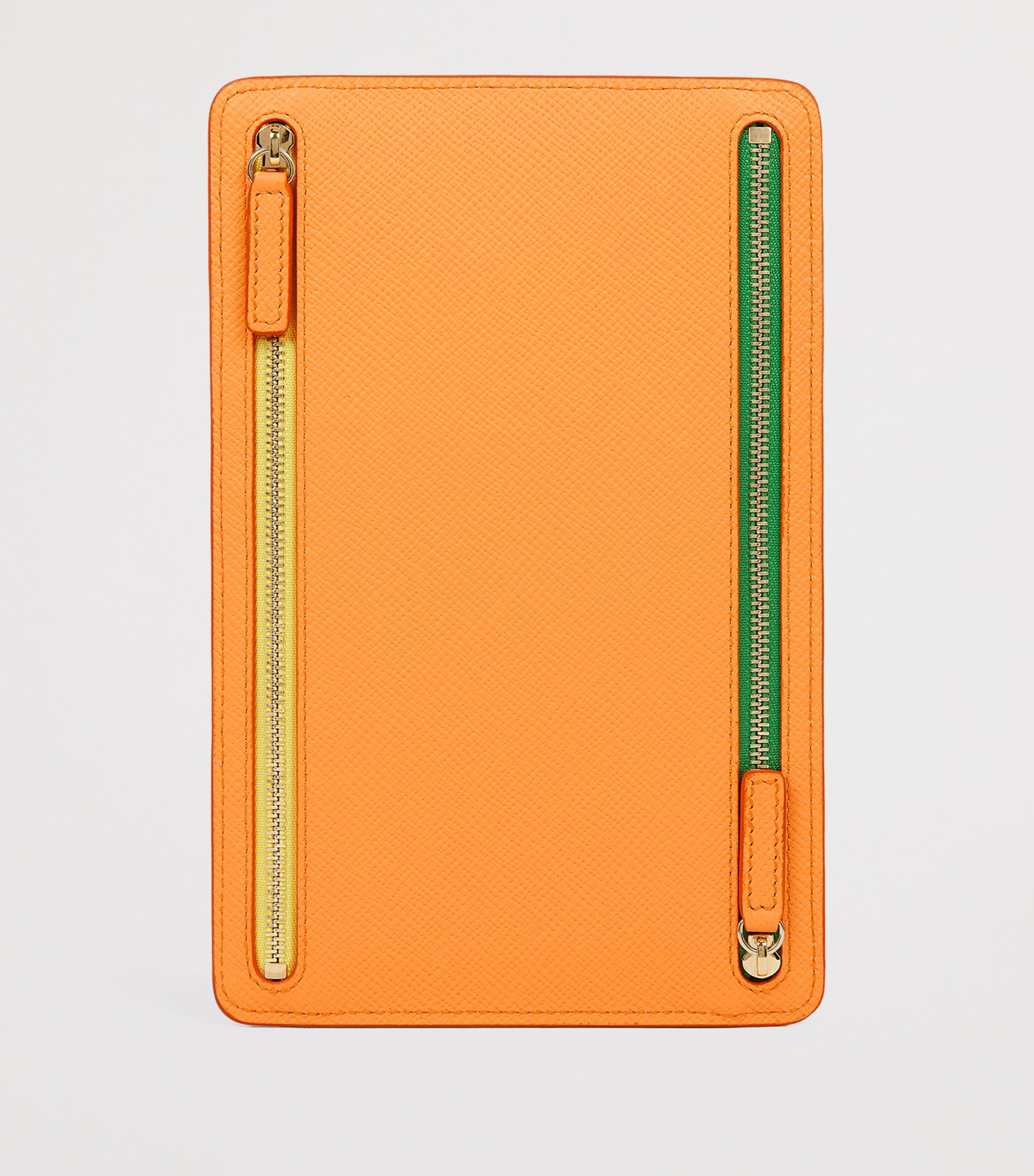Smythson Panama multi-zip leather travel organiser (British brand)