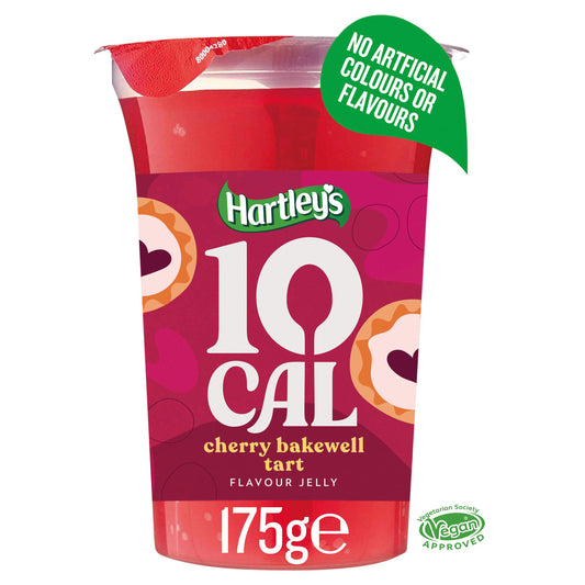 Hartley's 10 Cal Cherry Bakewell Tart Flavour Jelly 175g GOODS Sainsburys   