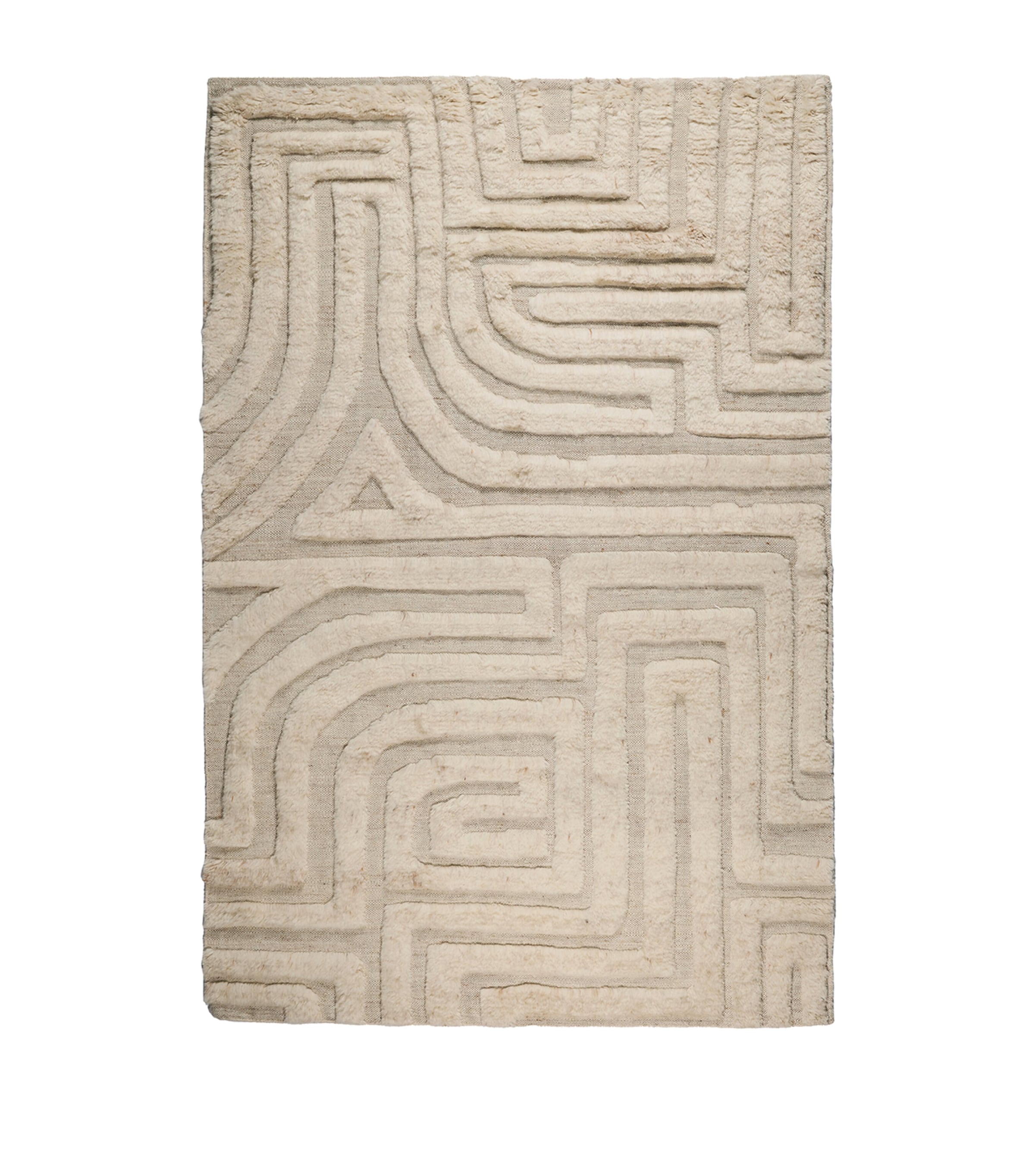 The Rug Company Folk Ivory rug 3.05m x 2.44m (British brand)