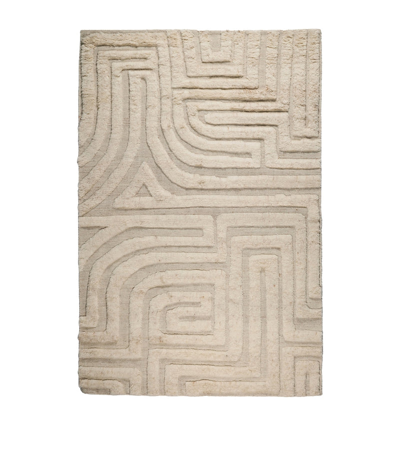 The Rug Company Folk Ivory rug 3.05m x 2.44m (British brand)