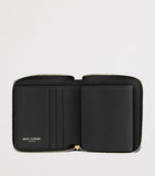 Saint Laurent Matelassé Zip-Up Wallet (British brand)