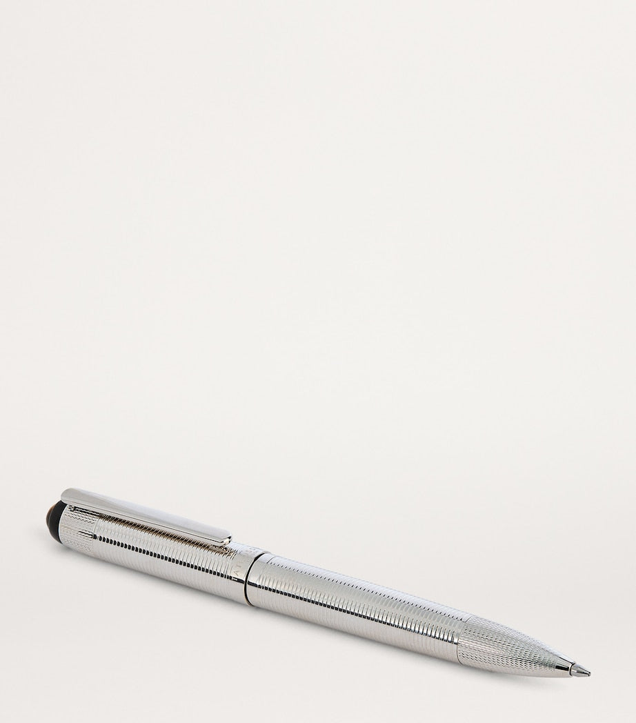 Tateossian palladium-plated pen and cufflinks set (British brand)