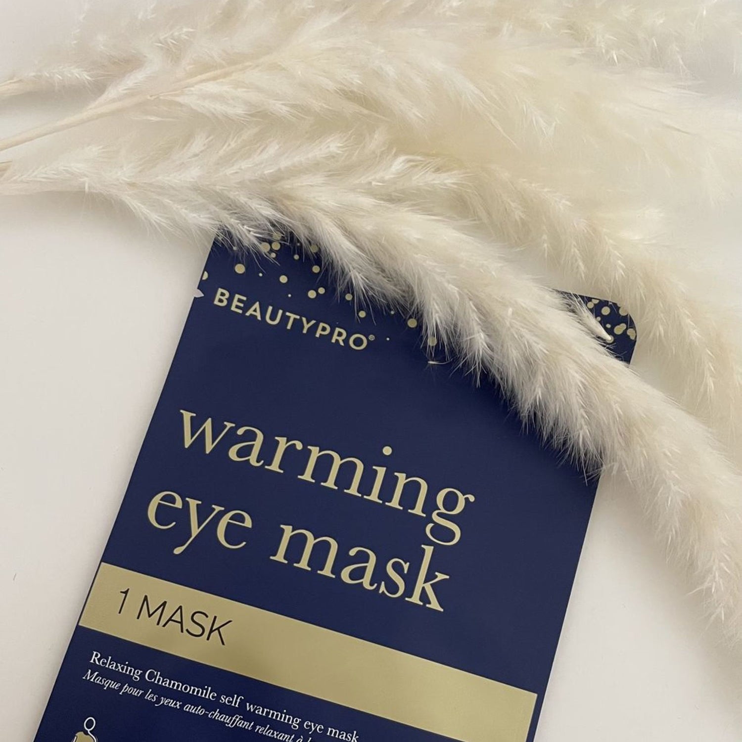 Beautypro warming eye mask chamomile box of 5 (British brand)