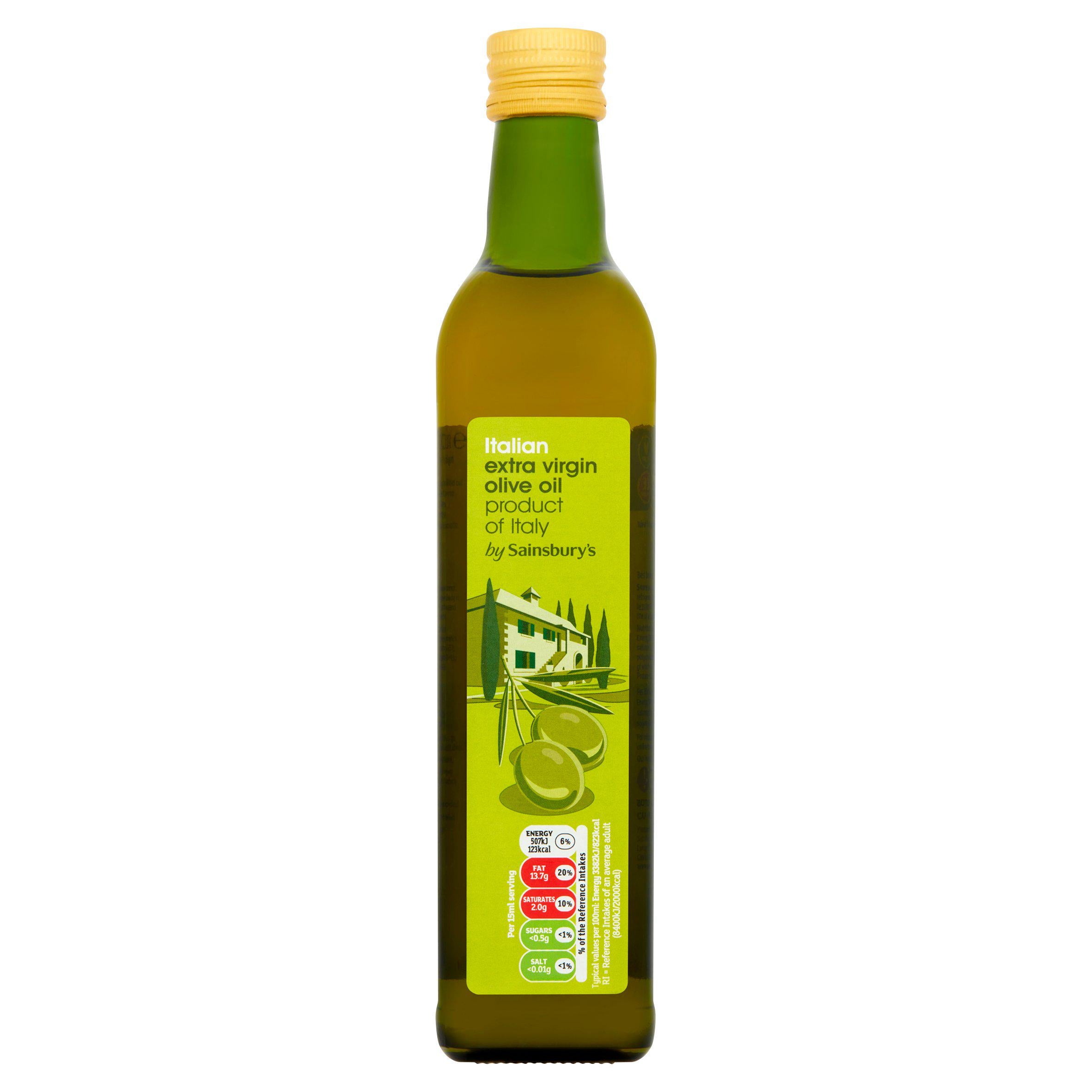 Sainsbury's Italian Olive Oil, Extra Virgin 500ml oils Sainsburys   