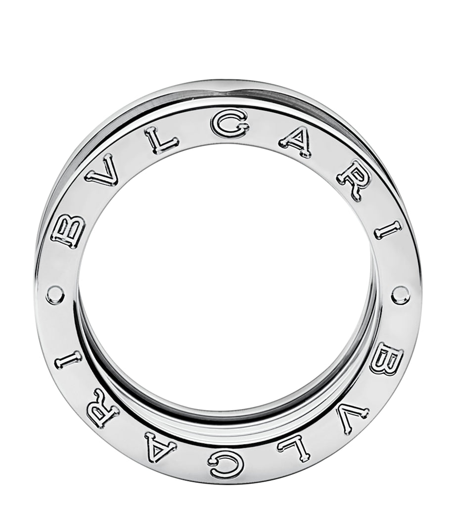 Bvlgari B.zero1 four band white gold ring, UK version