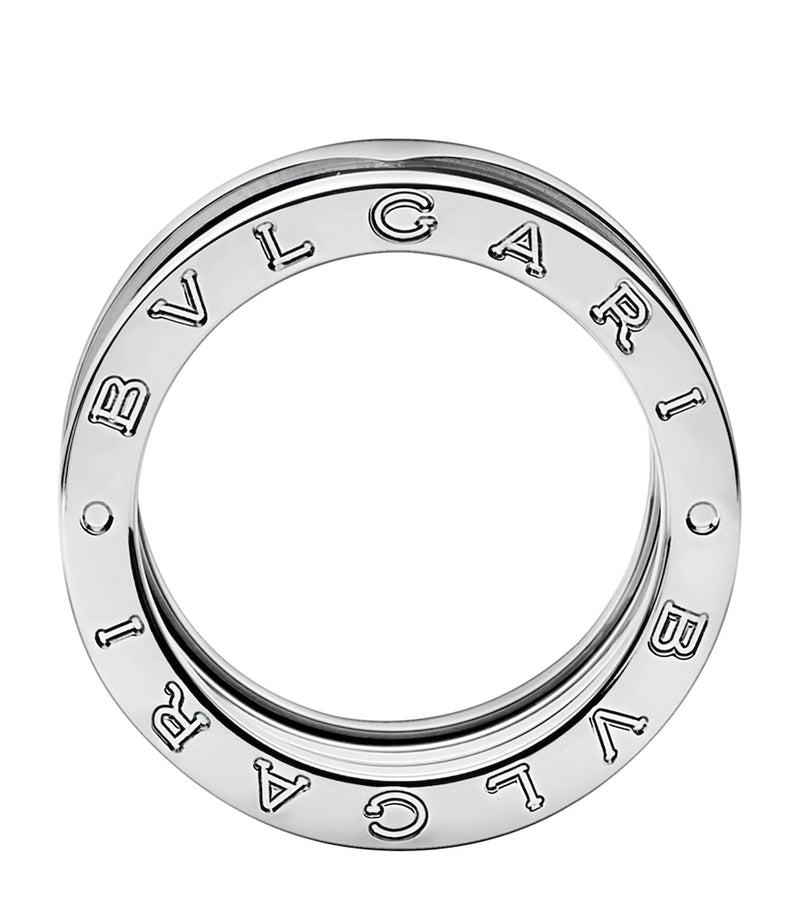 Bvlgari B.zero1 four band white gold ring, UK version