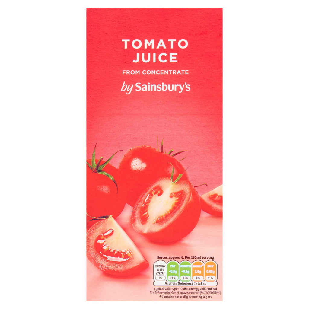 Sainsbury's Pure Tomato Juice 1L