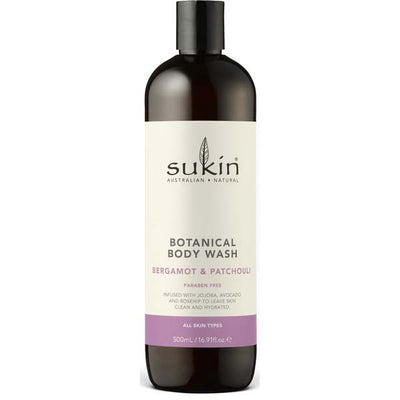 Superdrug Sukin Botanical Body Wash Bergamot & Patchouli- اشترِ عبر الإنترنت من McGrocer