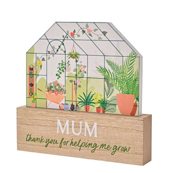 The Cottage Garden Greenhouse Plaque 'Mum'