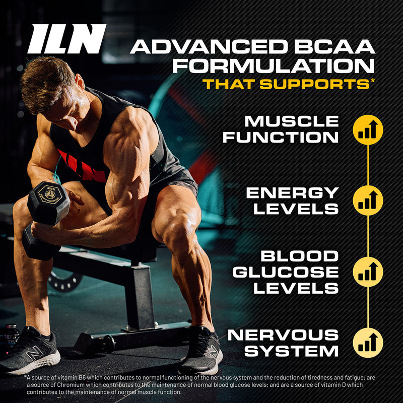 Iron Labs Nutrition BCAA tablets 120 count (British brand)