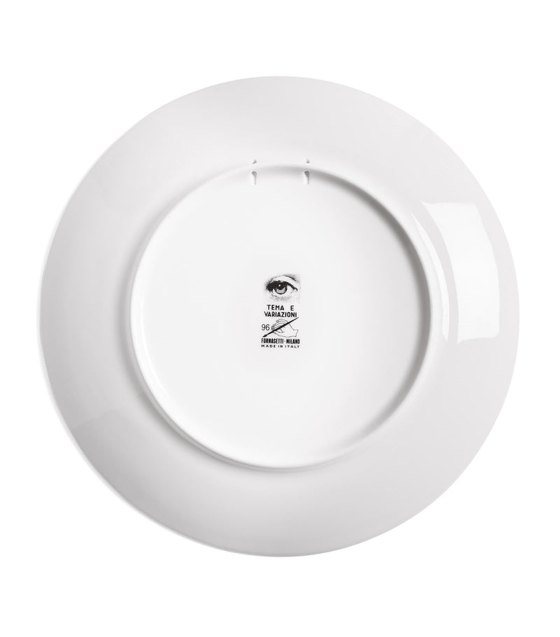 Fornasetti Tema e Variazioni ceramic wall plate 26cm - British product