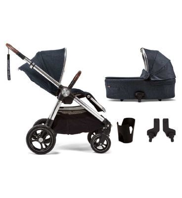 Mamas & Papas Ocarro 4 Piece Essential Bundle - Navy Flannel