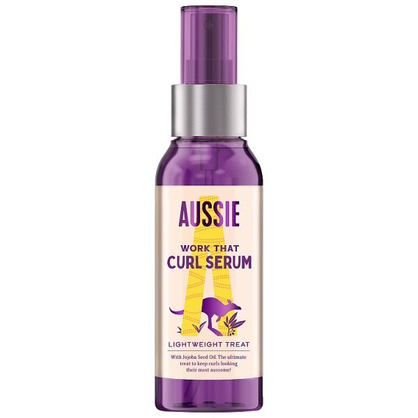 Aussie Work That Curl Hair Serum With Jojoba Seed Oil, 90ml GOODS Superdrug   