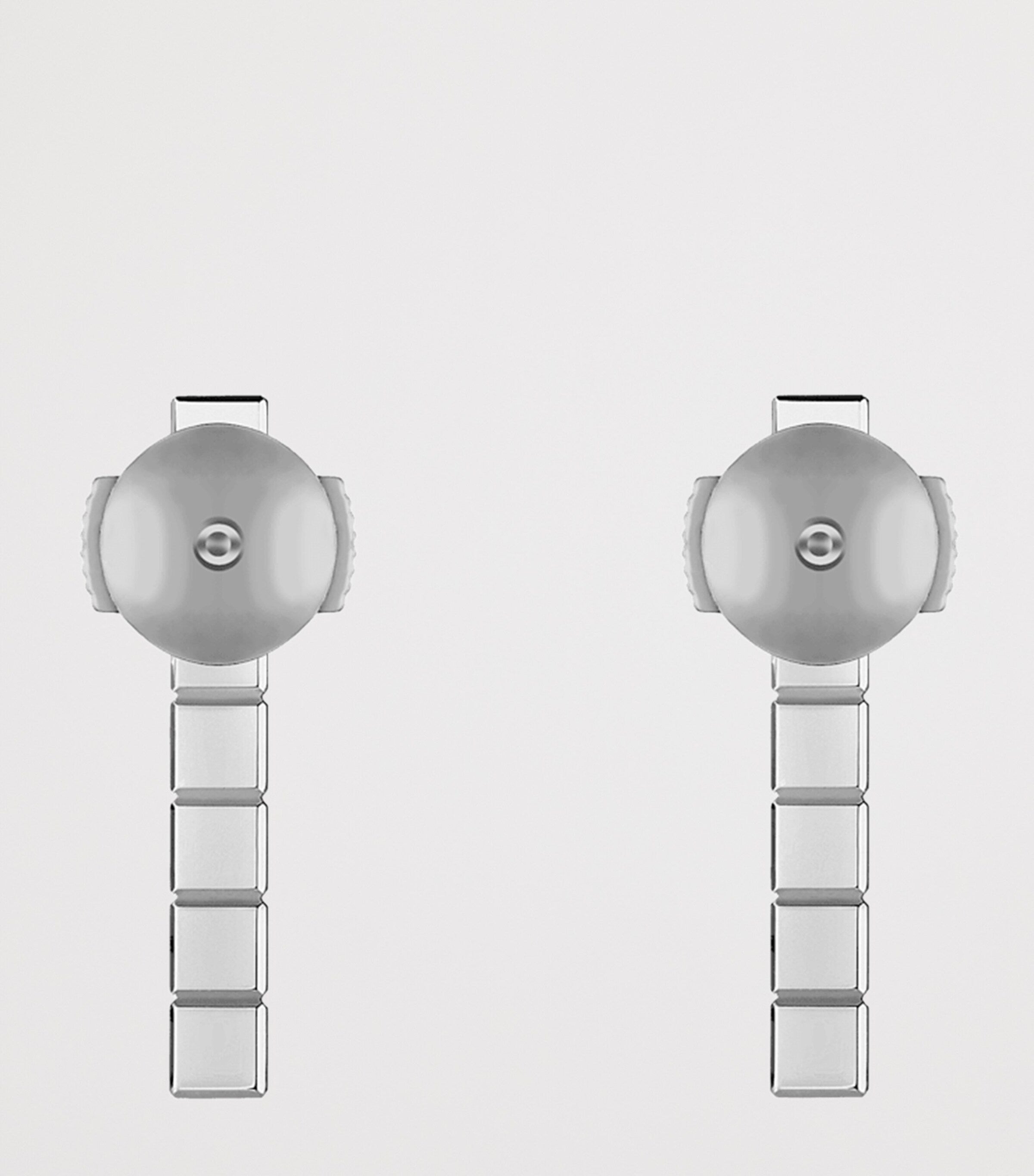 Chopard white gold diamond Ice Cube earrings, imported from the UK