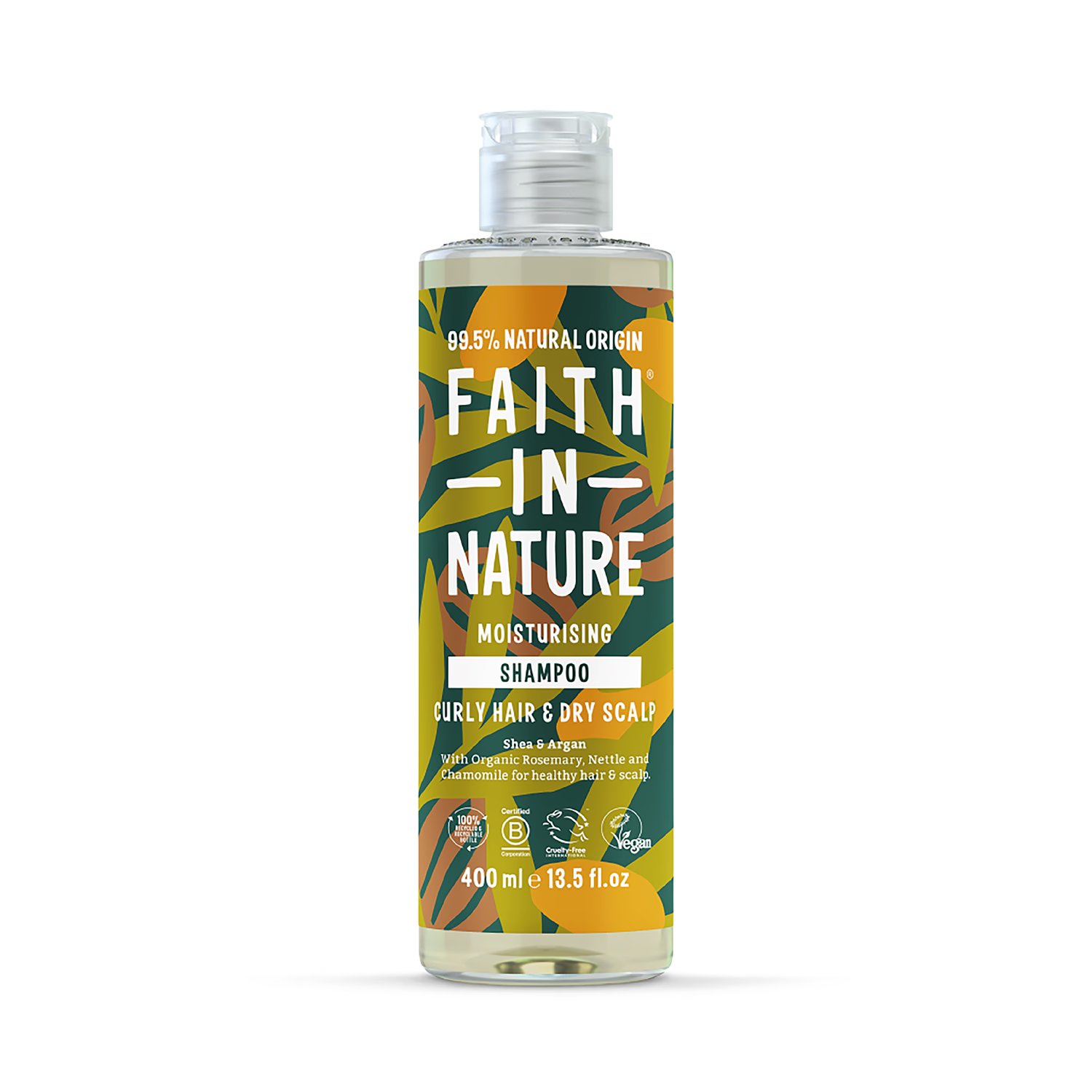 Faith In Nature curly hair shampoo Shea and Argan 400ml - British product