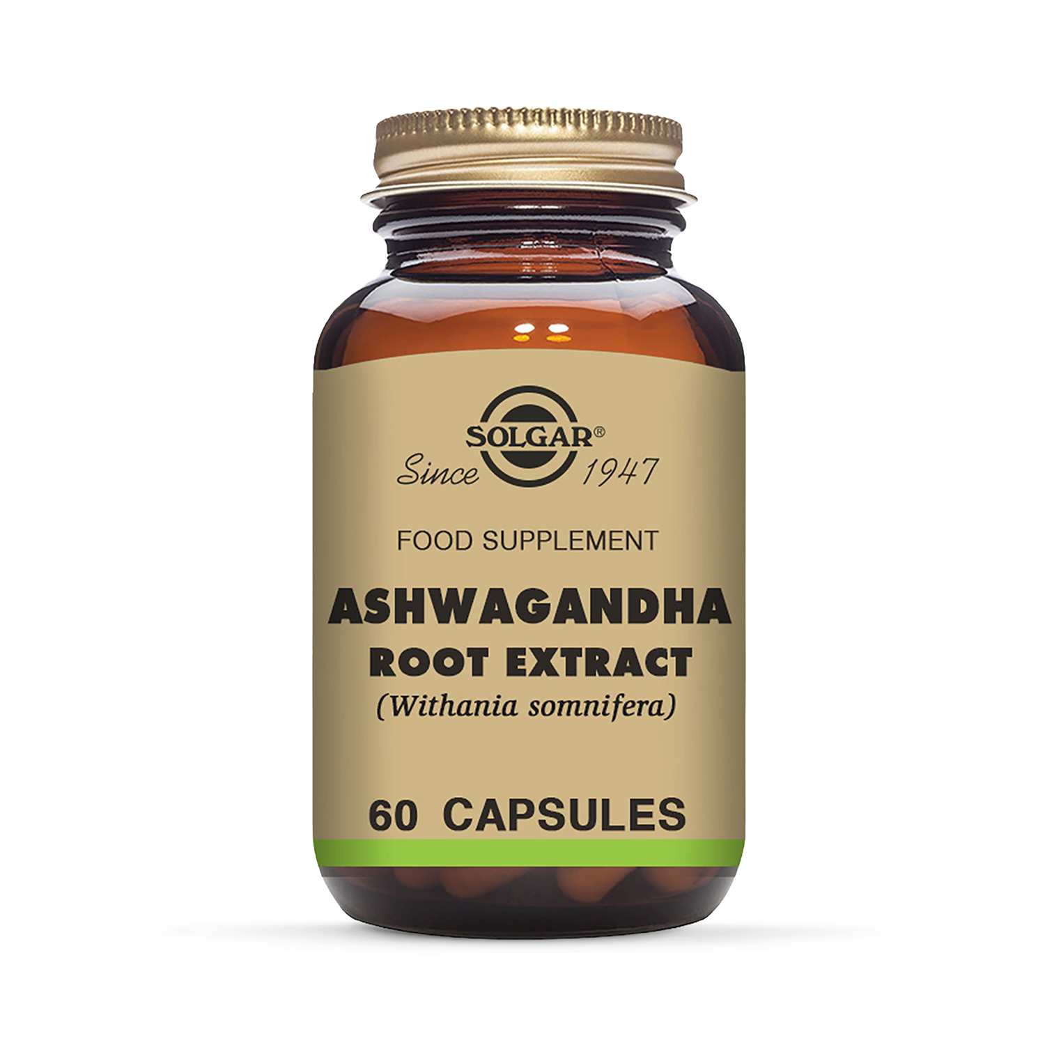 Solgar Ashwagandha root extract capsules 60 (British brand)