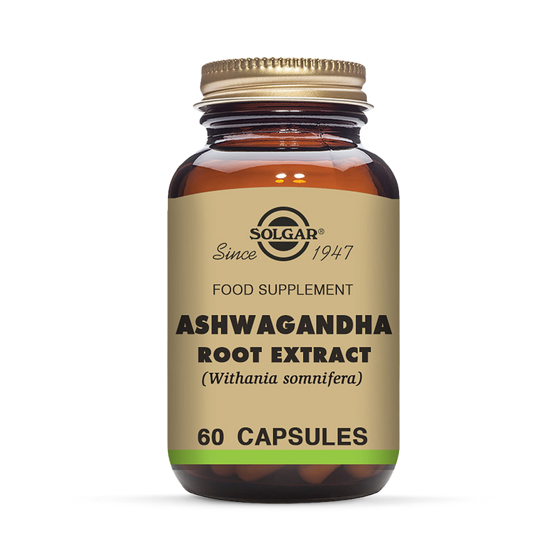 Solgar Ashwagandha root extract capsules 60 (British brand)