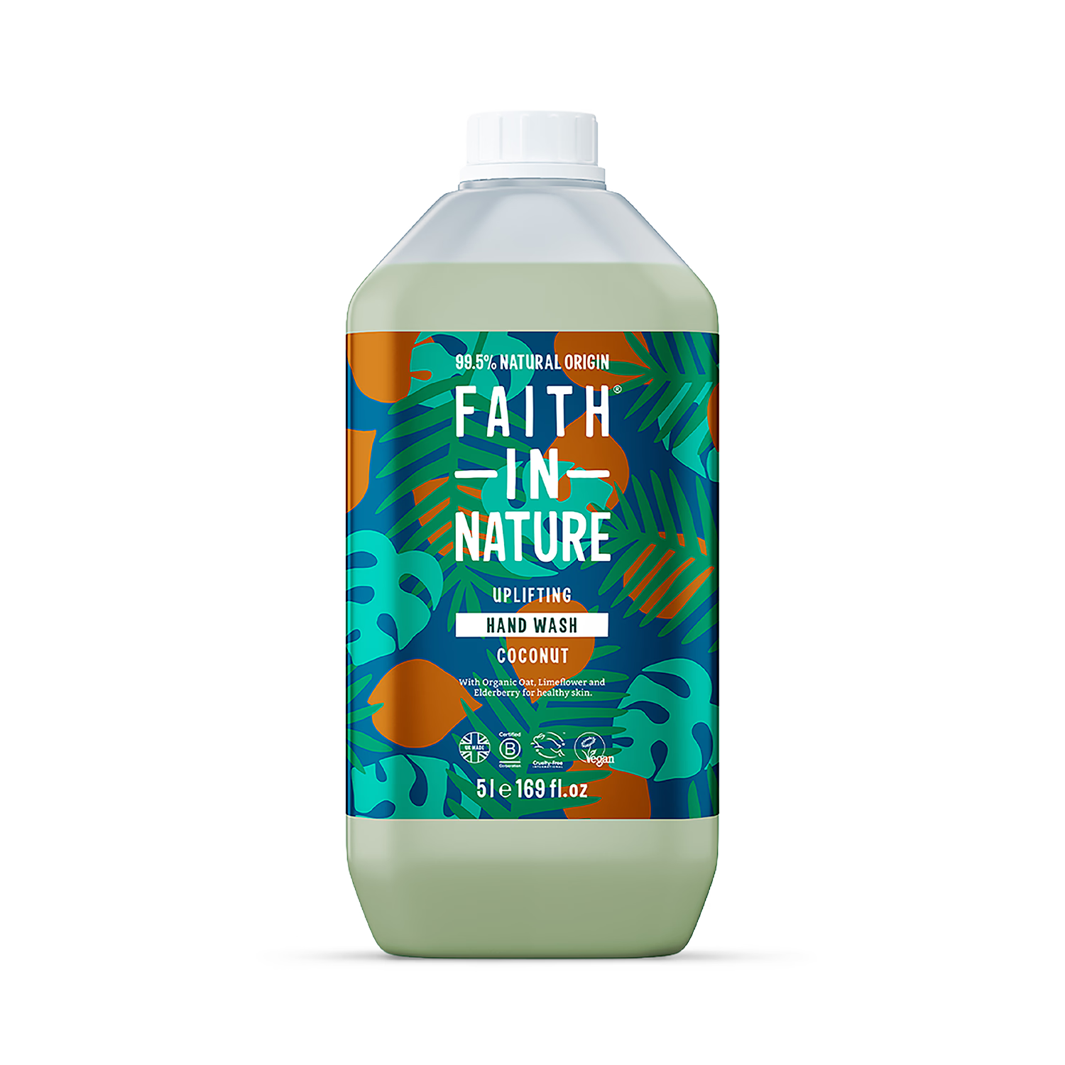 Coconut Hand Wash with Hydrating Extracts, 5-Litre Refill Bottle