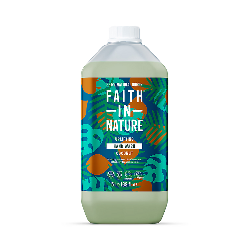 Coconut Hand Wash with Hydrating Extracts, 5-Litre Refill Bottle