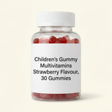Holland & Barrett kids multivitamin gummies strawberry 30 count, UK version